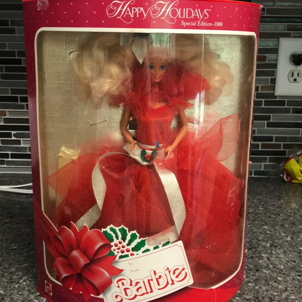 1988 Holiday Barbie. Good condition!